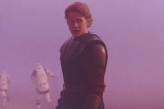 Anakin during the Clone Wars in Ahsoka episode 5