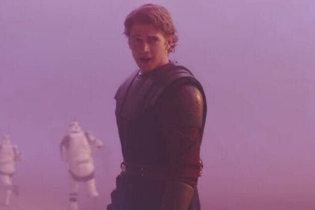 Anakin during the Clone Wars in Ahsoka episode 5