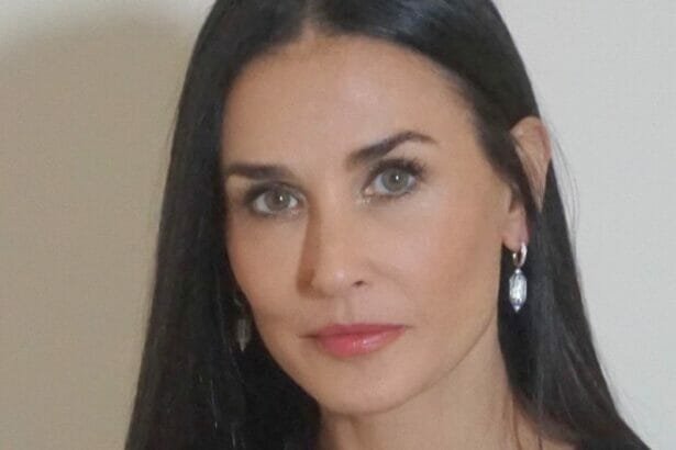 Demi Moore close up