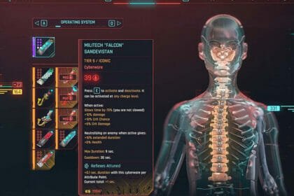 how to get militech apogee sandevistan