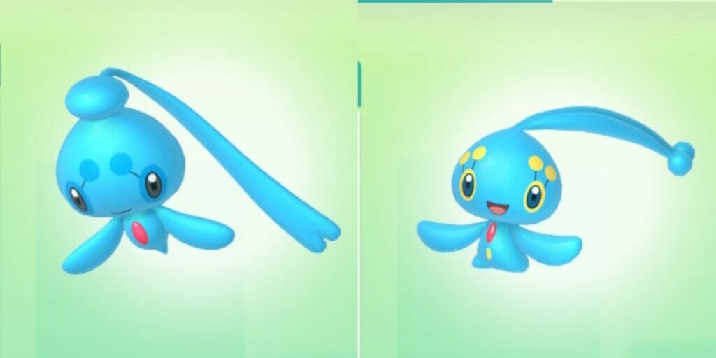 phione and manaphy pokemon home
