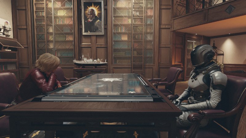 Sarah and the Starborn talk in Starfield