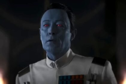 Lars Mikkelsen playing Grand Admiral Thrawn in Ahsoka