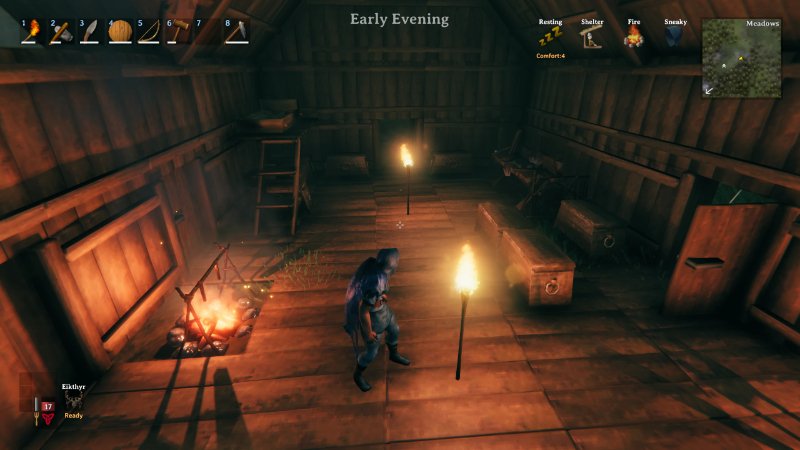The clock mod for survival crafting game Valheim